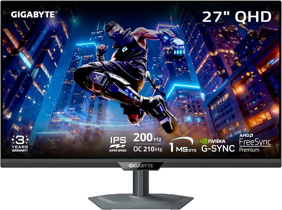 GIGABYTE M27Q2 27" SuperSpeed IPS QHD AMD Freesync Premium Gaming Monitor