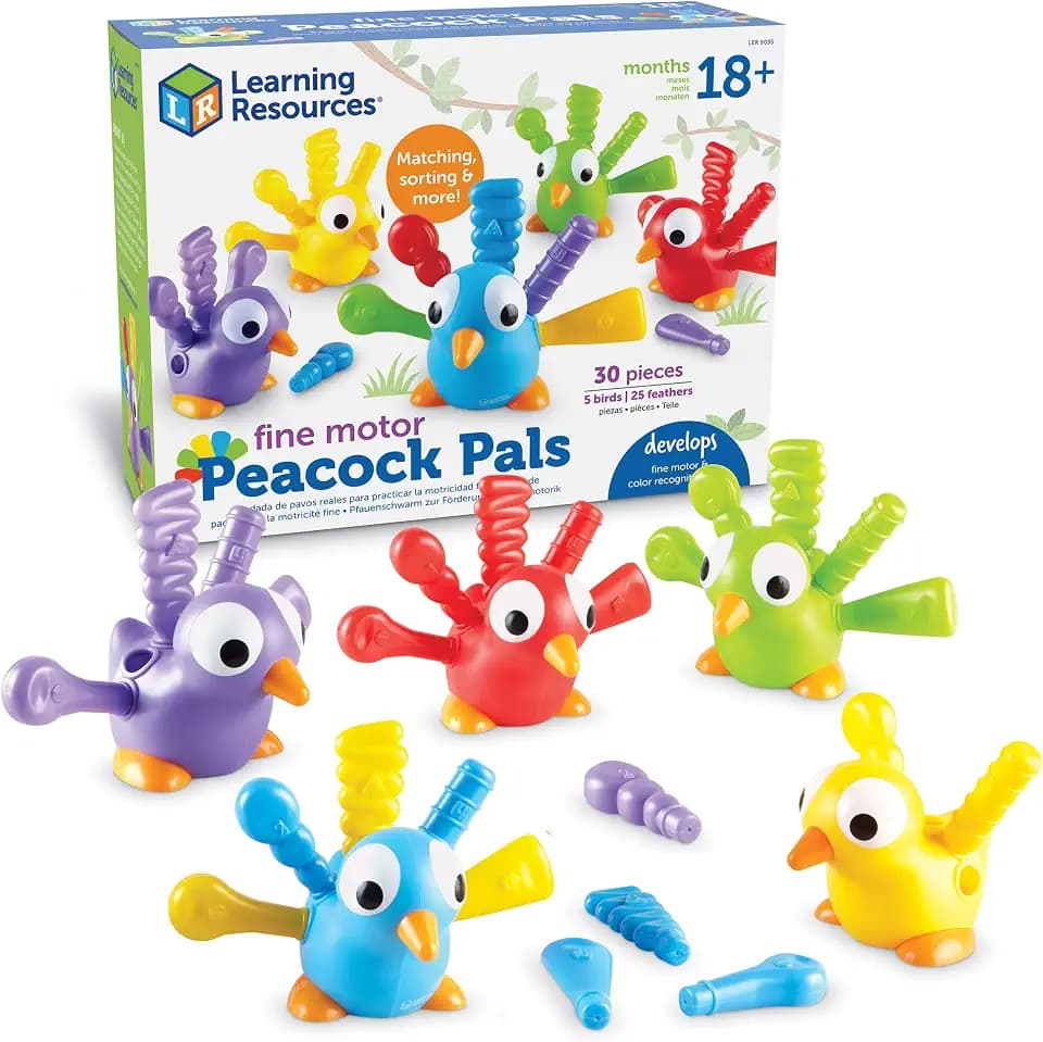 Learning Resources Fine Motor Peacock Pals