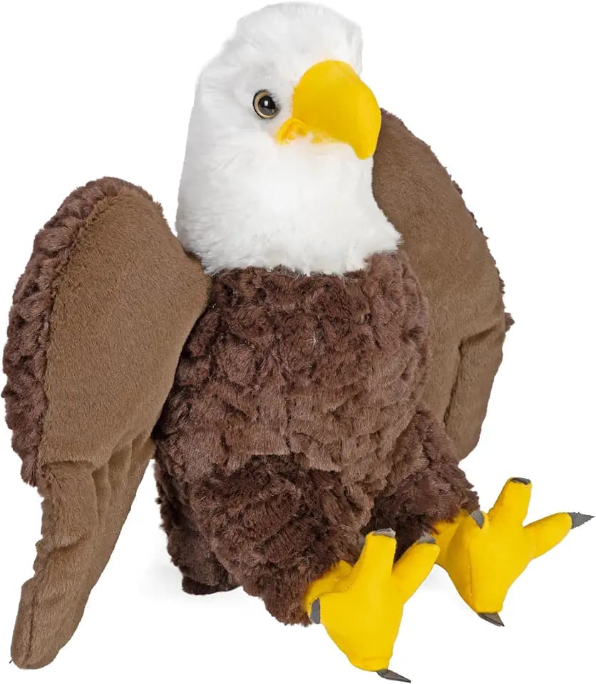 Wild Republic Bald Eagle Plush, Stuffed Animal, Plush Toy, Gifts for Kids, Cuddlekins 12 Inches