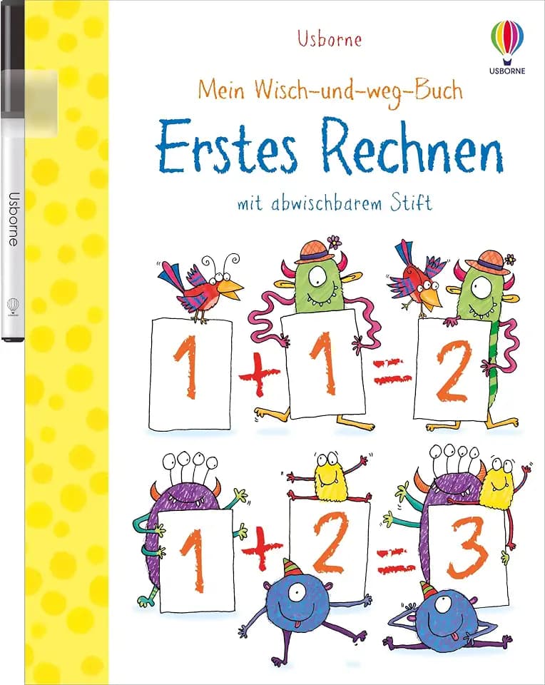Mein Wisch-und-weg-Buch: Erstes Rechnen: mit abwischbarem Stift (Meine Wisch-und-weg-Bücher)
