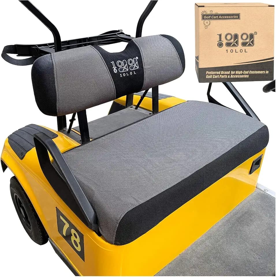 10L0L Golf Cart Seat Covers for EZGO TXT RXV & Club Car DS 2000-up