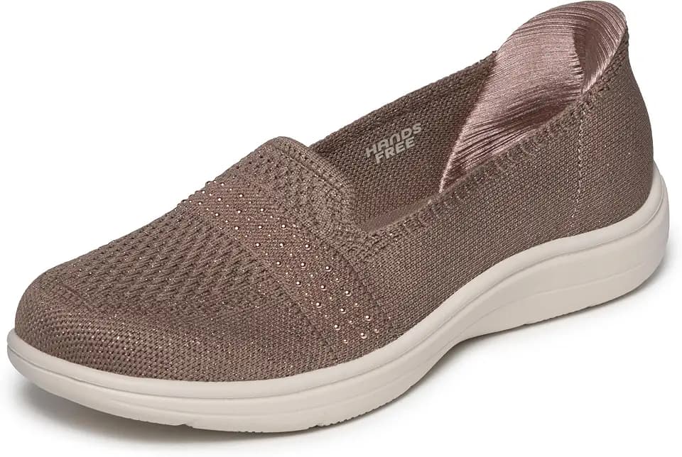 Skechers Womens On-The-go Flex Hands Free Slip-ins Radiant Studded Skimmer