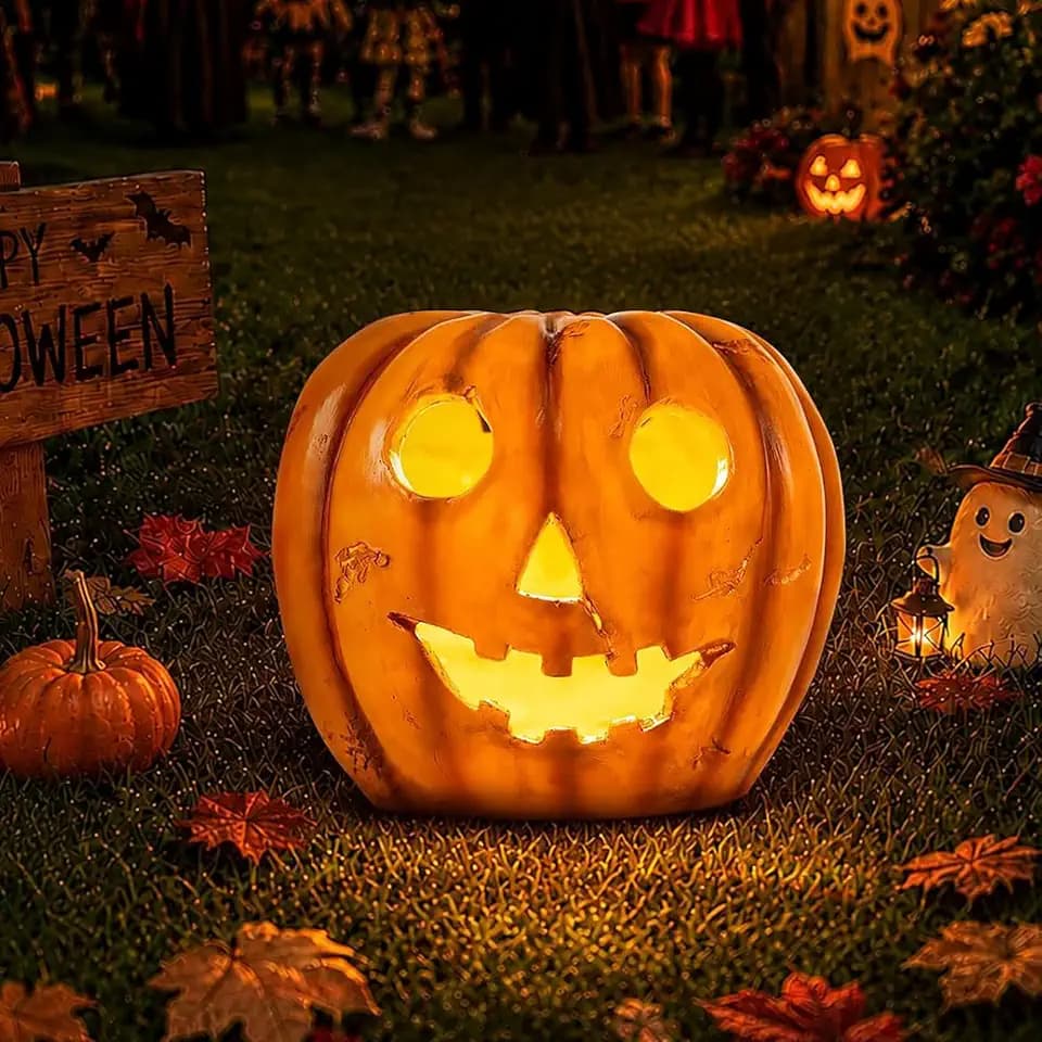 Halloween Decorations Outdoor Solar Lights Weatherproof Decor Lanterns