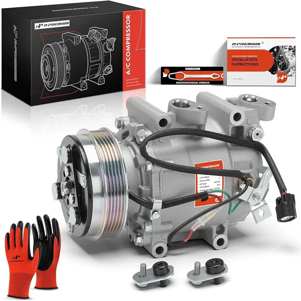 A-Premium Air Conditioner AC Compressor with Clutch