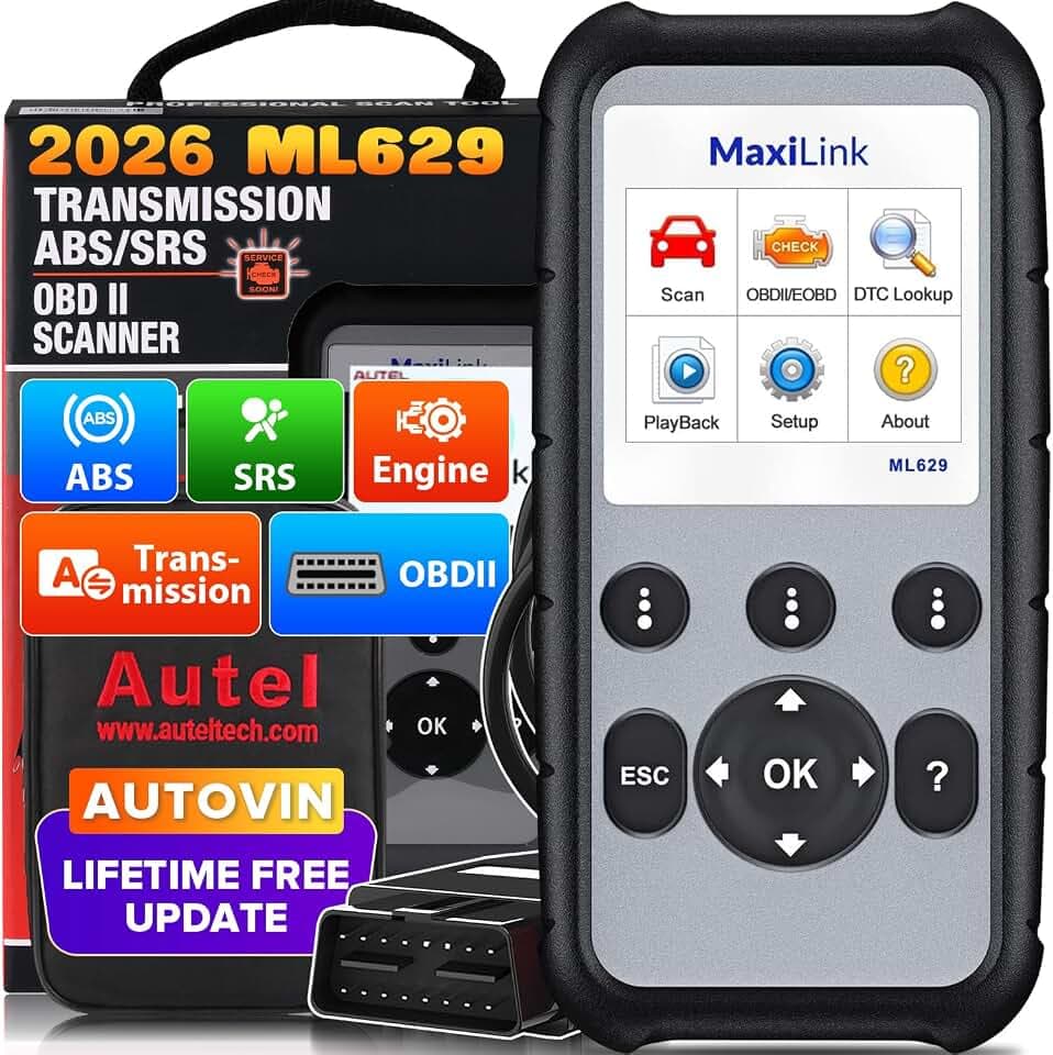 Autel MaxiLink ML629 OBD2 Diagnosegerät für ABS SRS Motor und Getriebe