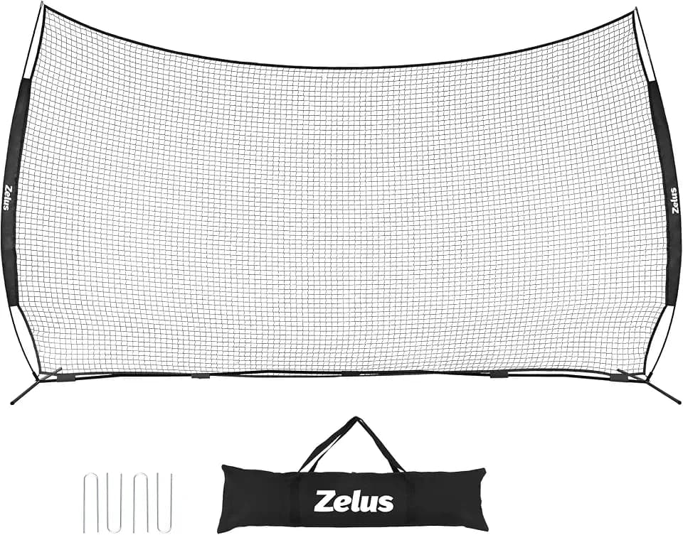 ZELUS Baseball Net, Backstop Net for Baseball, Softball, Lacrosse, Soccer