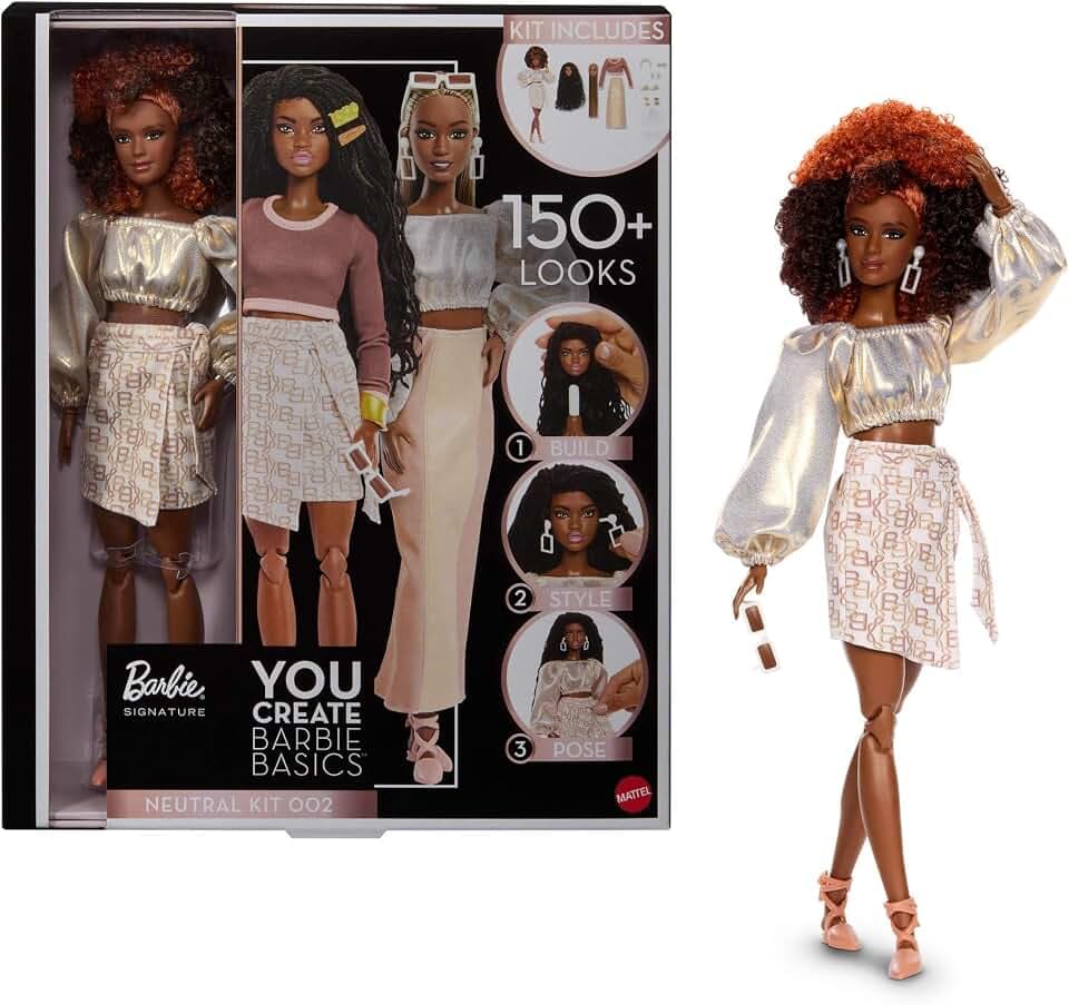 Barbie Basics You Create Neutral Kit 002 Puppe und Bekleidung