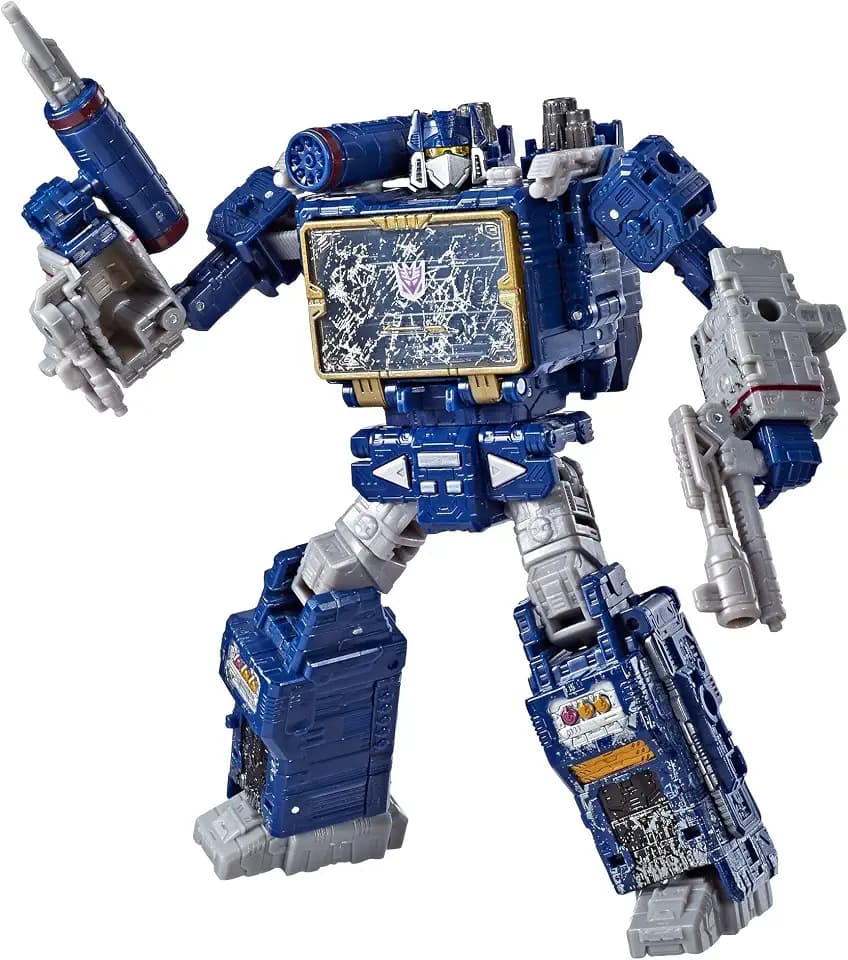 Transformers Toys Generations War for Cybertron Voyager Wfc-S25 Soundwave Action Figure - Siege Chapter - Adults & Kids Ages 8 & Up, 7"