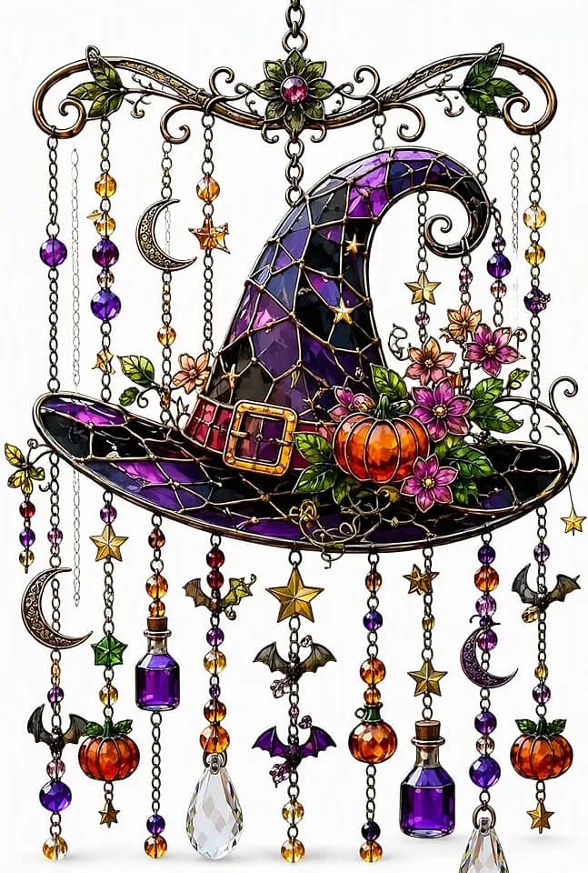 Halloween-Sonnenfänger-Wind, Halloween-Sonnenfänger-Windspiel aus