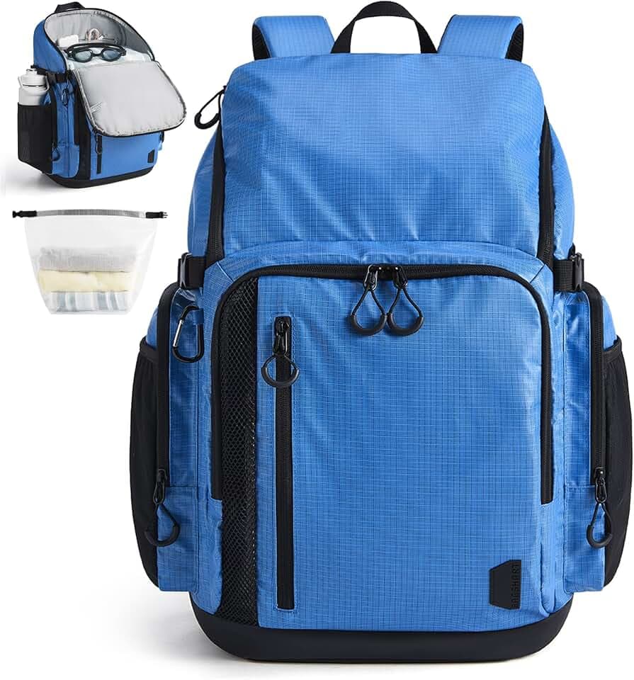BAGSMART Gym Backpack for Men with Shoe Compartment for Multi-Sport