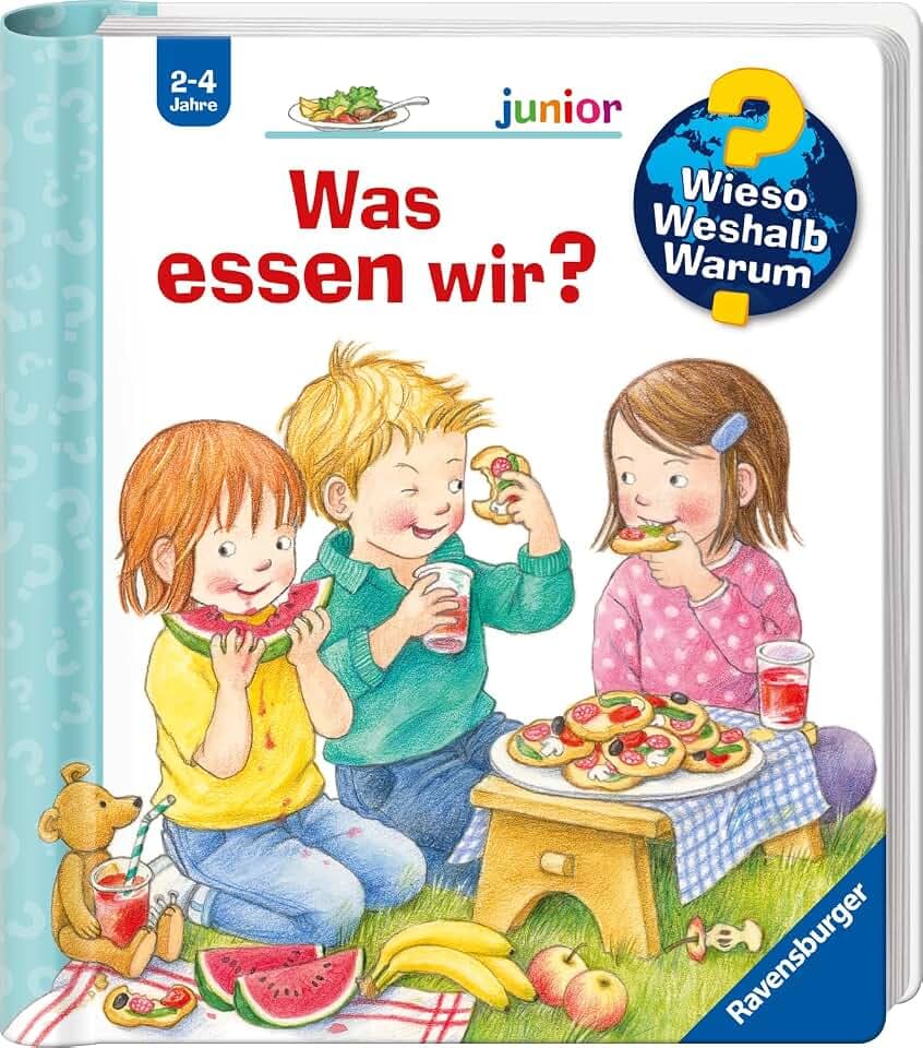 Wieso? Weshalb? Warum? junior, Band 53 - Was essen wir? (Sachbuch ab 2 Jahre - mit Klappen) (junior, 53)