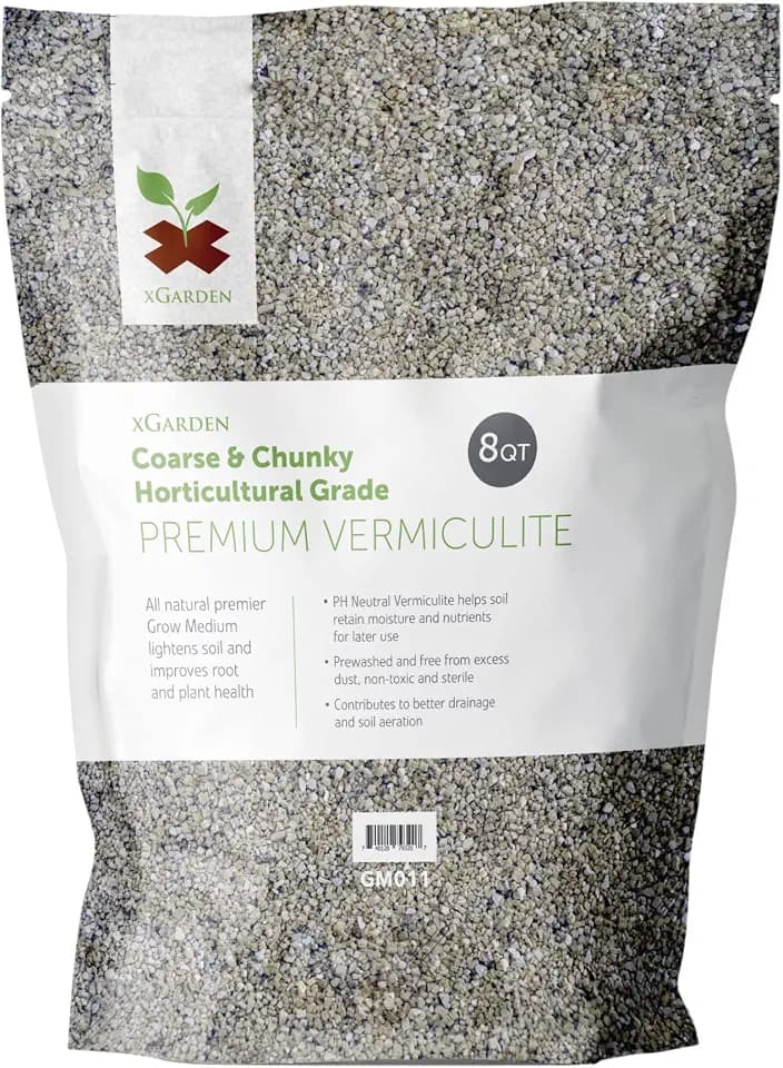 8 Qt Extra Chunky Horticultural Grade Premium Vermiculite
