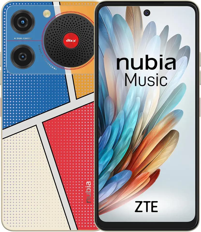 ZTE Nubia Music Pop Art / 4+128 GB / 6,6 Zoll 90 Hz HD+