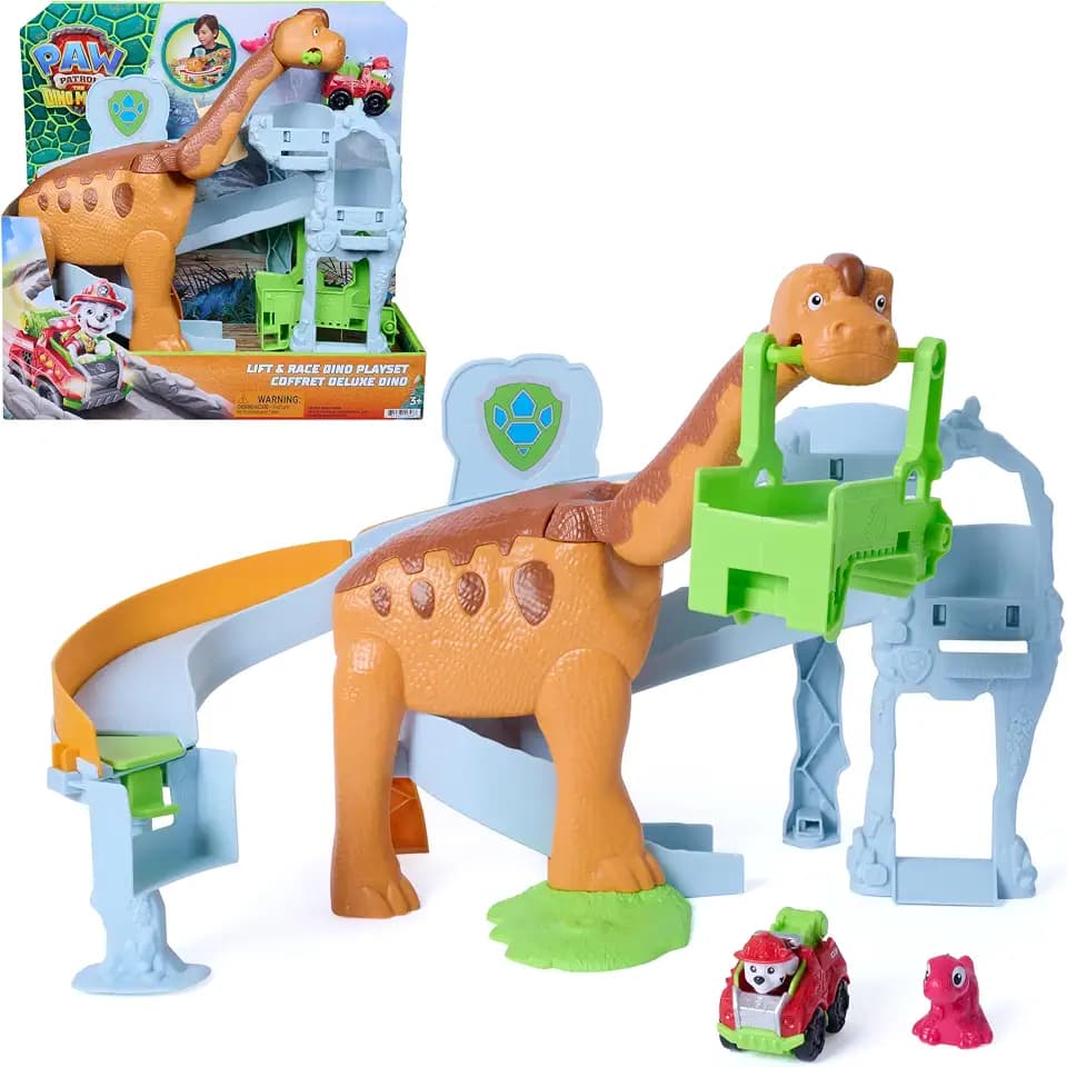 PAW PATROL: Der Dino Film, Pup Squad Lift & Race Dino Spielset