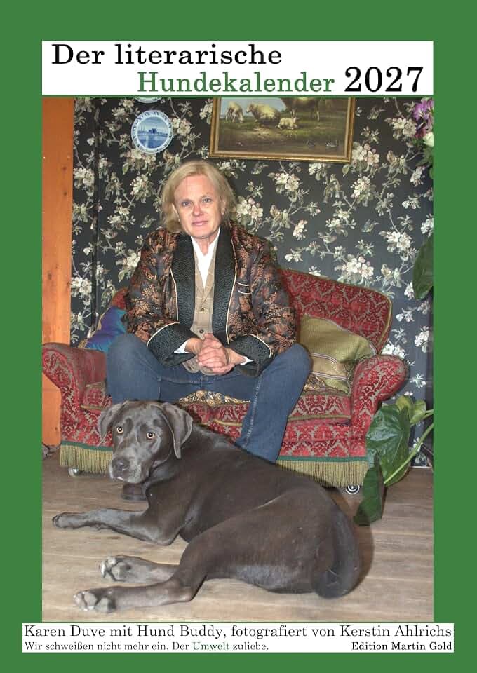 Der literarische Hundekalender 2027: Literarischer Wandkalender