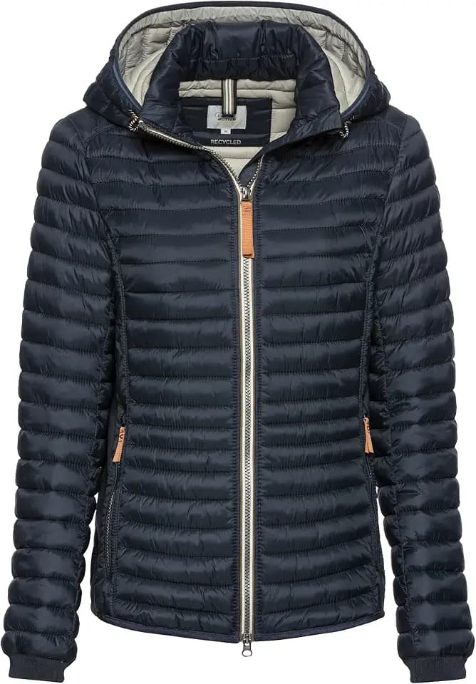 camel active Damen Leichte Steppjacke mit Kapuze