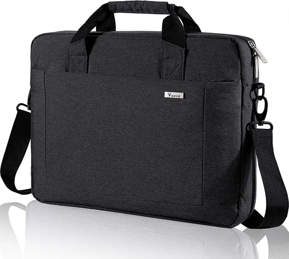 Voova 17.3-17 Inch Laptop Bag, Computer Bag, MacBook Bag, Black