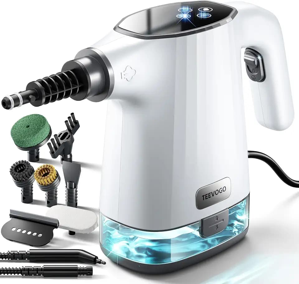 Handheld Steam Cleaner, 3s Fast Heat, 450ml Removable Water Tank