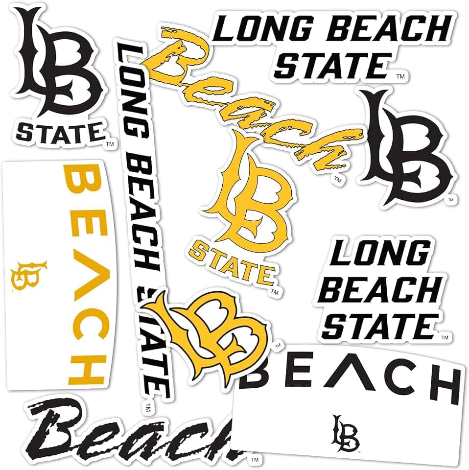 Desert Cactus Long Beach State 49ers Sticker Decal (T2)