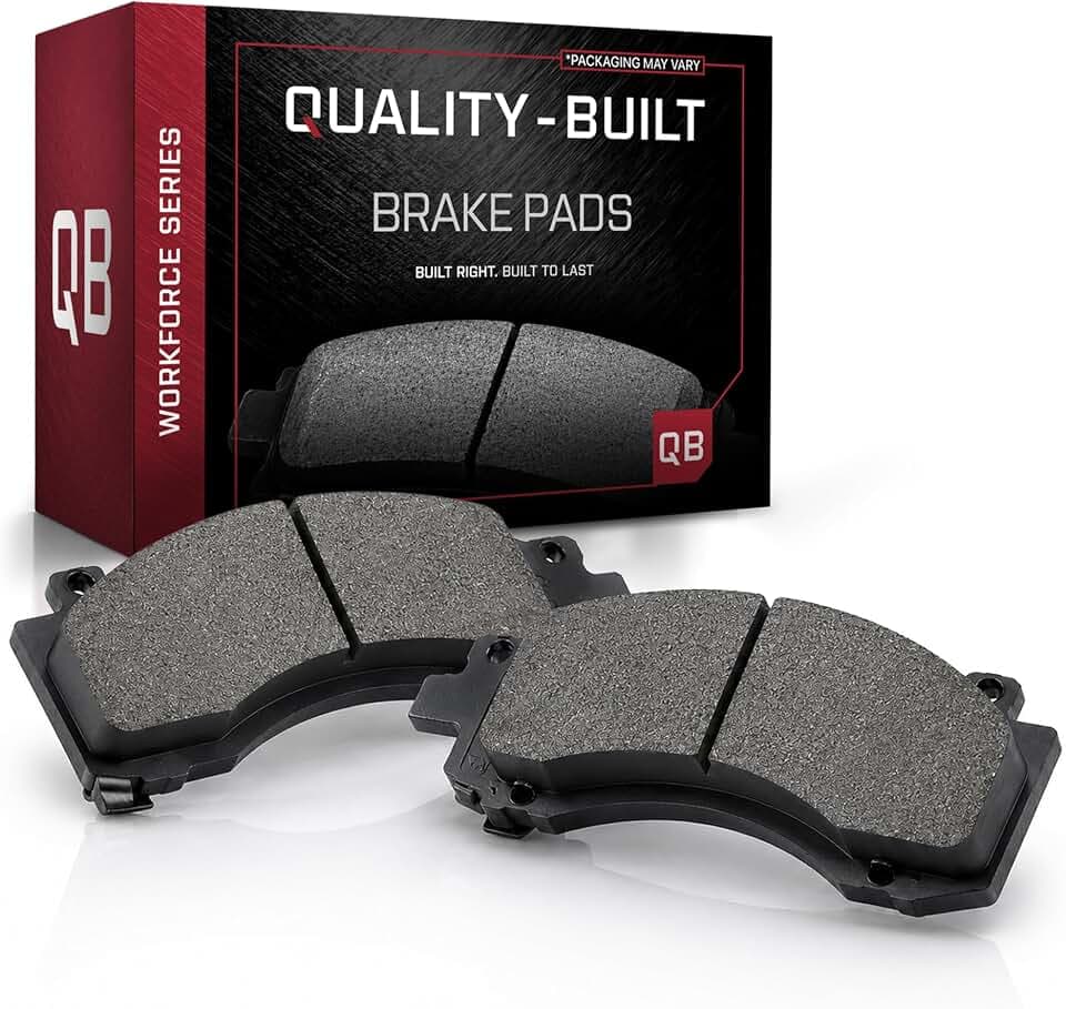 QUALITY-BUILT Workforce Semi-Met Front Brake Pads w/Hardware BP1508M