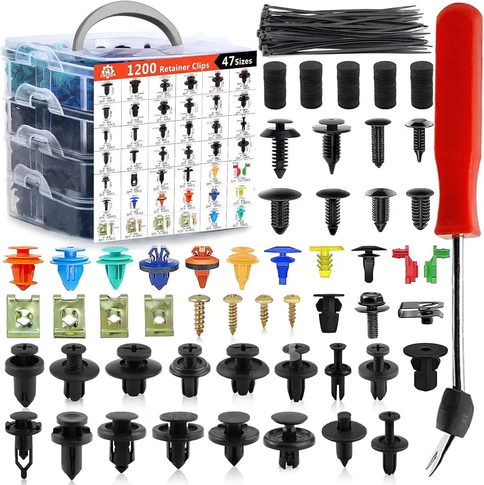 1351PCS Car Retainer Clip Assortment Kit 42 Most Popular Sizes