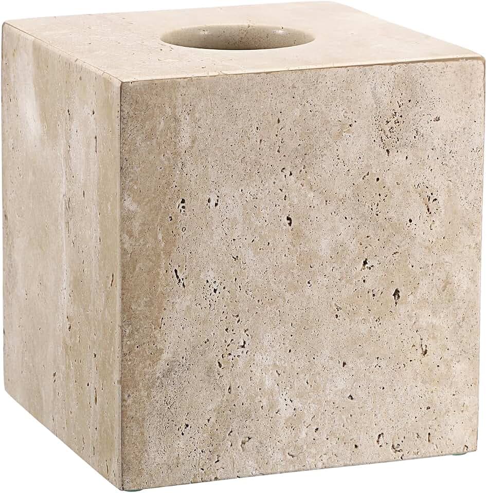 SUMNACON Marmor Taschentuchboxhalter Abdeckungshalter Tissue Box Cover