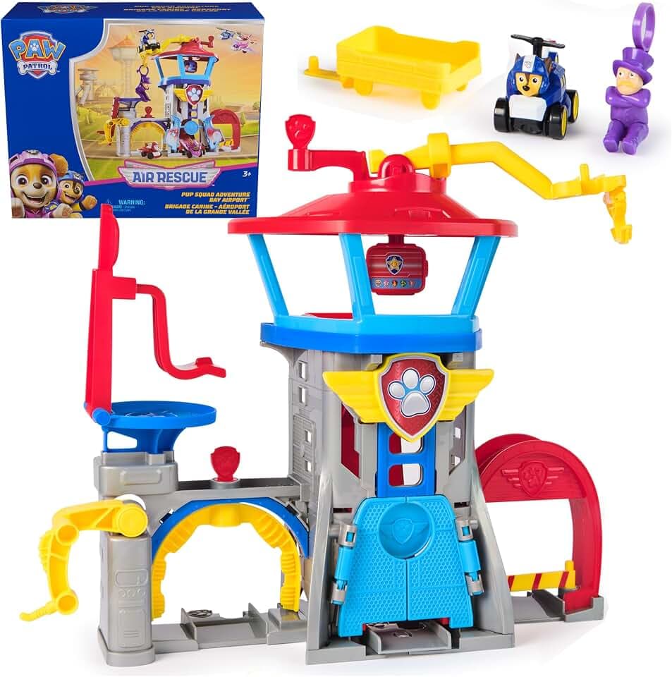 Paw Patrol: Air Rescue Pup Squad Adventure Bay Airport Playset