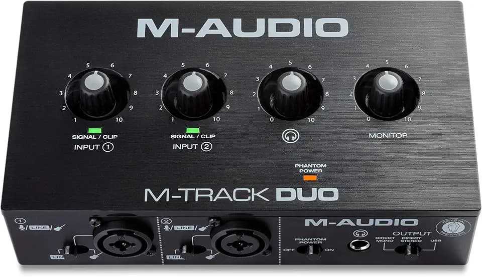 M-AUDIO M-Track Duo USB Audio Interface