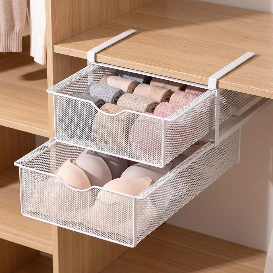 Unterwäsche-Schrank Organizer Kleiderschrank - Hängender Ausziehbarer