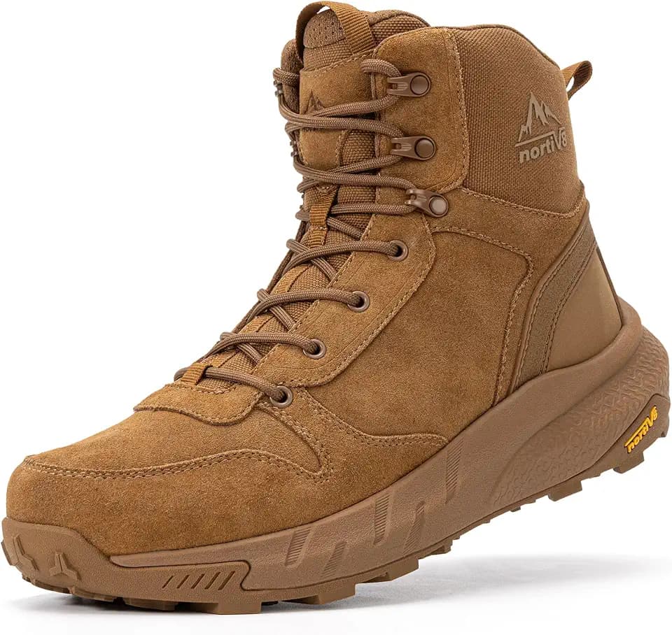 NORTIV 8 Men's Military Tactical Boot Zipper Lightweight