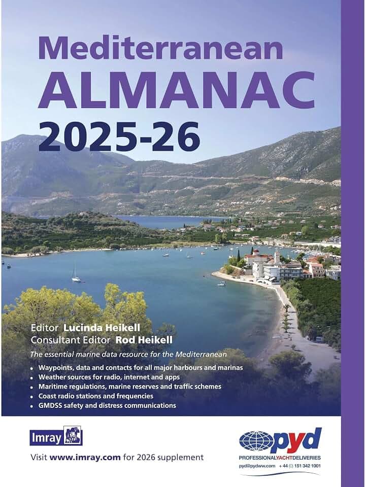 Mediterranean Almanac 2025/26, Imray (Handbooks and Manuals)
