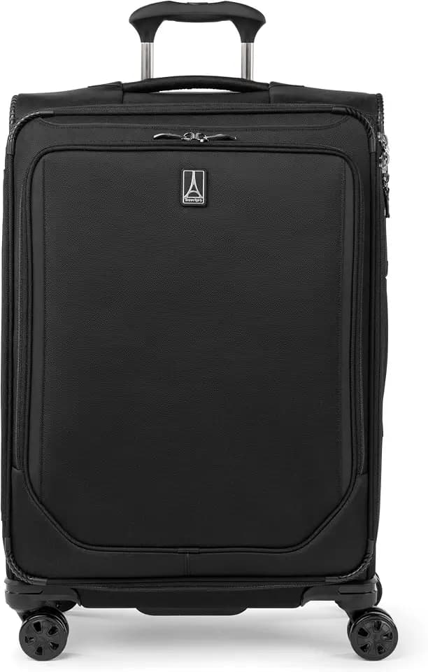 Travelpro Crew Classic Softside Checked Luggage, Black, 25-Inch