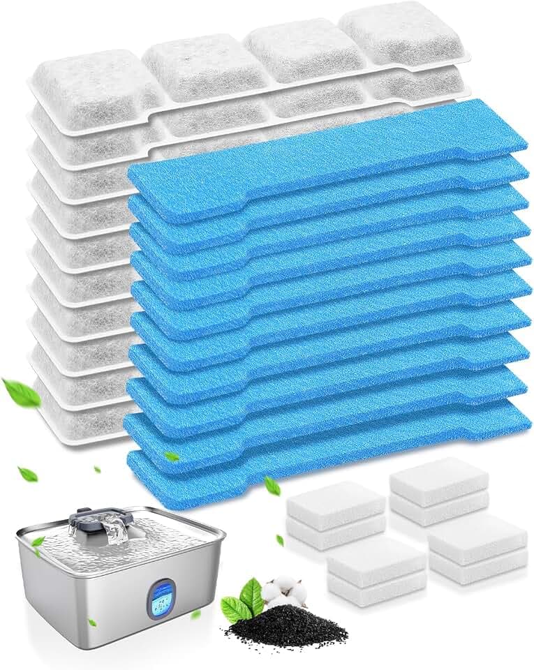 Dog Water Fountain Filter Compatible with SIBAYS/Kastty