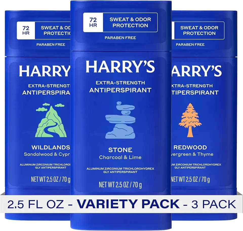 Harry's Extra-Strength Antiperspirant Deodorant - Variety - 2.5 oz (3 Pack)