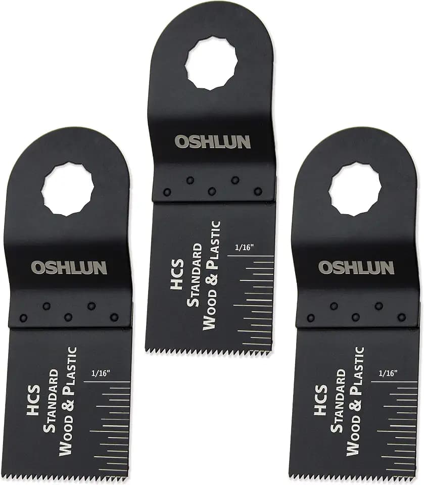 oshlun mmr-0303 1–1/3 Zoll Standard HCS oszillierendes Werkzeug Klinge für Rockwell Sonicrafter, 3er Pack, MMR-0303