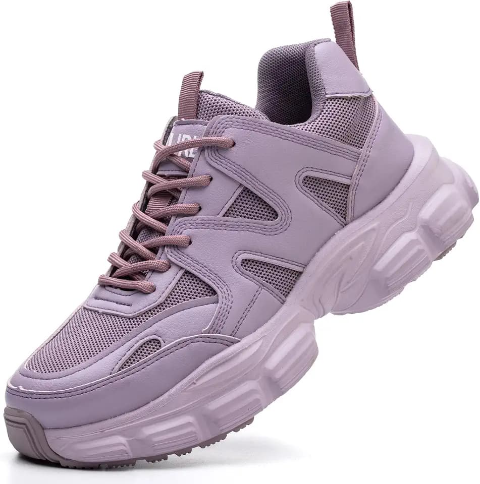 Breathable Steel Toe Sneakers for Women Non Slip Work Shoes