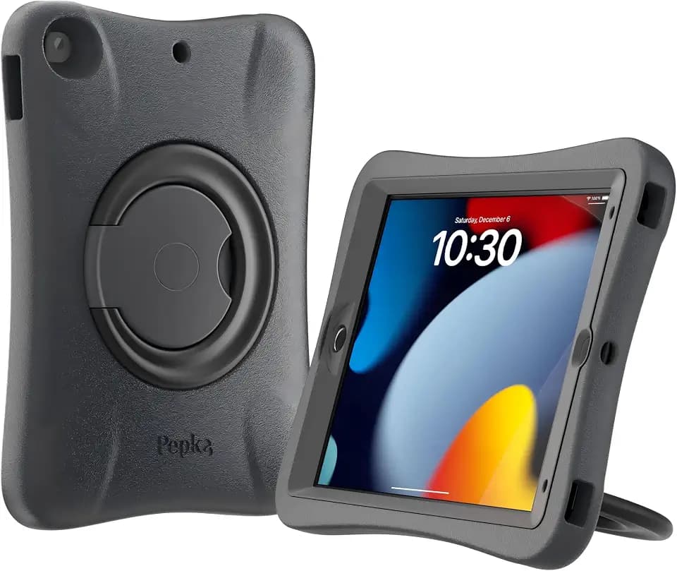 Pepkoo Case for iPad 10.2 Inch 7th/8th/9th Gen Shockproof Kids Cover