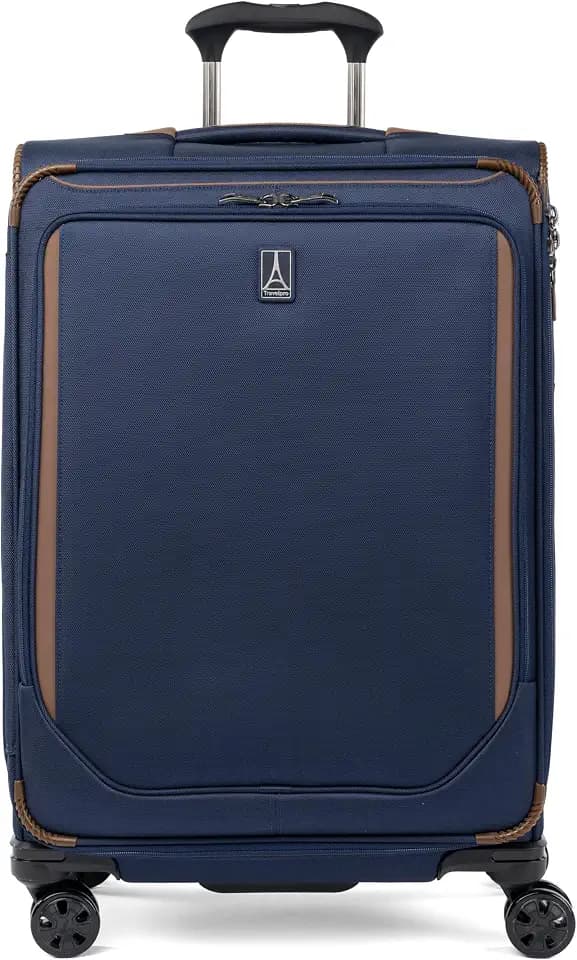 Travelpro Crew Classic Softside Checked Luggage, Blue, 25-Inch