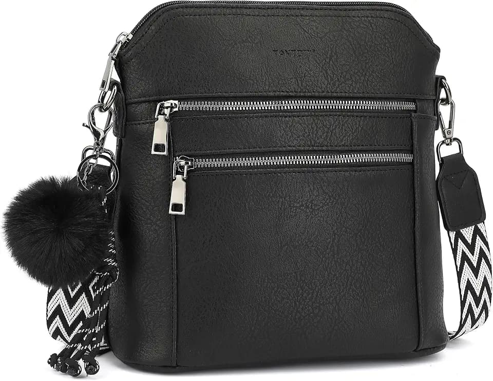 TANTOMI Crossbody Bags for Women PU Leather Handbags Purses for Women
