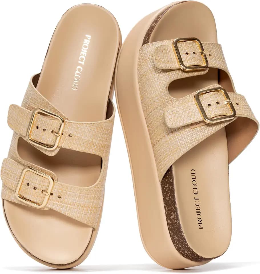 Project Cloud Lightweight Platform Wedge Sandals for Women 2026