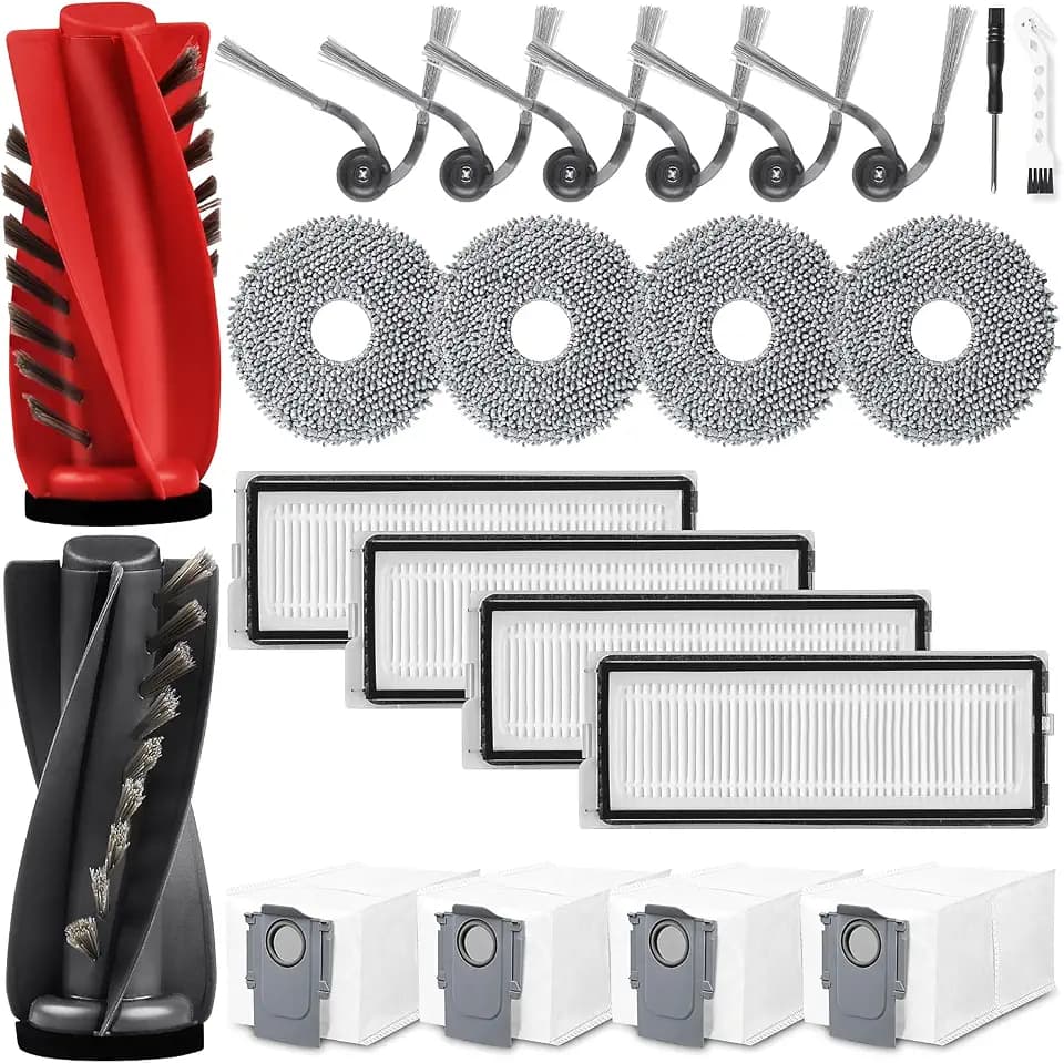22 Stück Zubehör für Roborock Qrevo Curv/Qrevo Curv S5X/Qrevo Edge/S5V