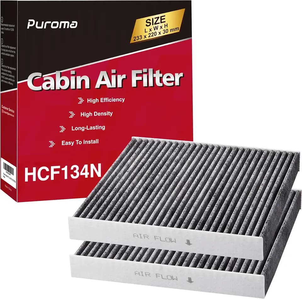 Puroma 2 Cabin Air Filter Activated Carbon for CP134 CF10134 Honda Acura