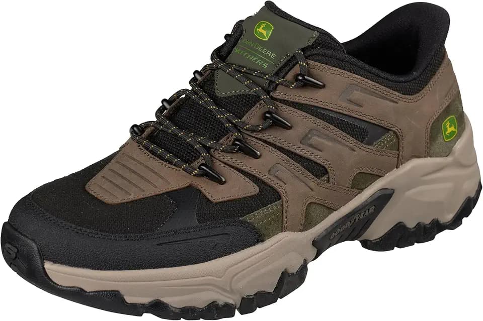 Skechers Mens John Deere By Skechers Terraform Relaxed Fit Slip on Shoes