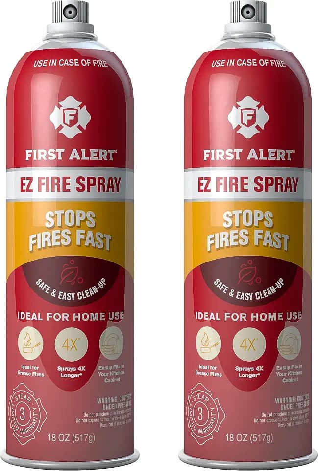 First Alert EZ Fire Spray, Extinguishing Aerosol Spray