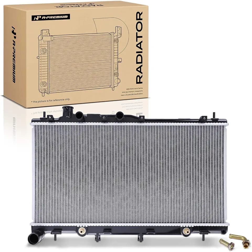 A-Premium Engine Coolant Radiator Assembly with Transmission Oil Cooler