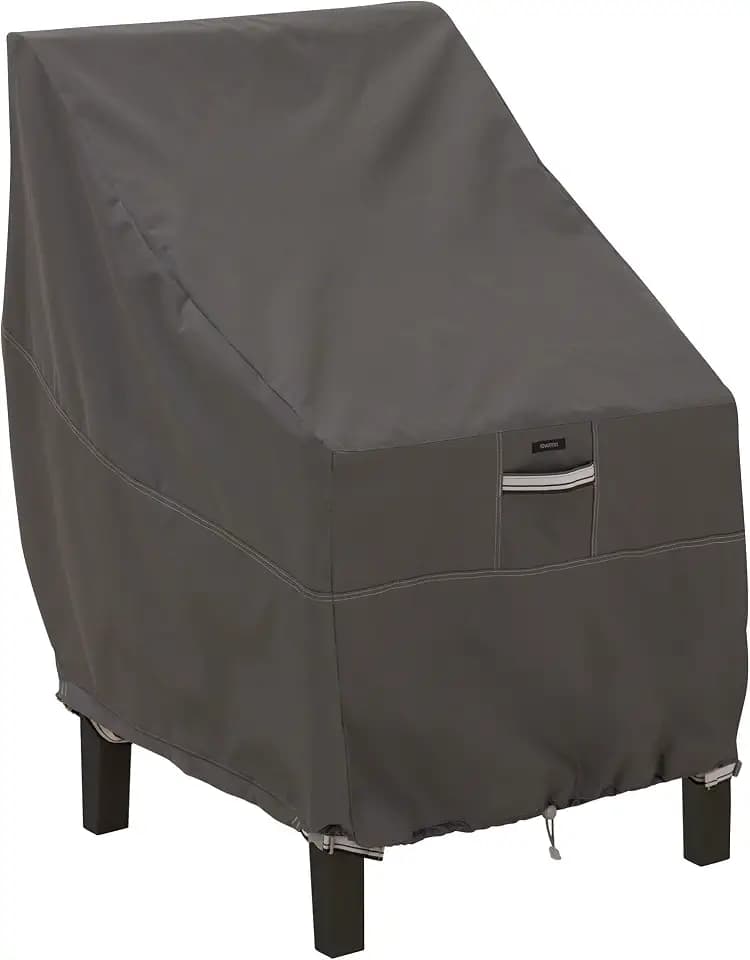 Classic Accessories Ravenna Water-Resistant 25.5 Inch Patio Chair Cover, Outdoor Chair Covers