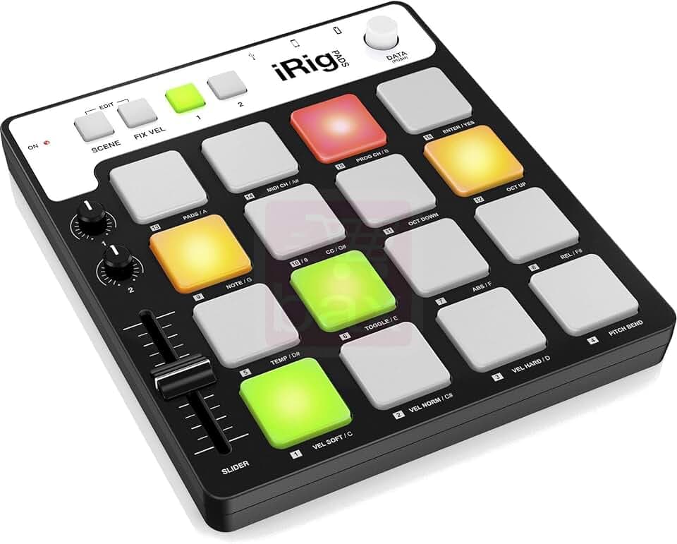 IK Multimedia 03-90050 iRig Pad-Controller für Apple iPad/iPhone/iPod Touch/Mac/PC
