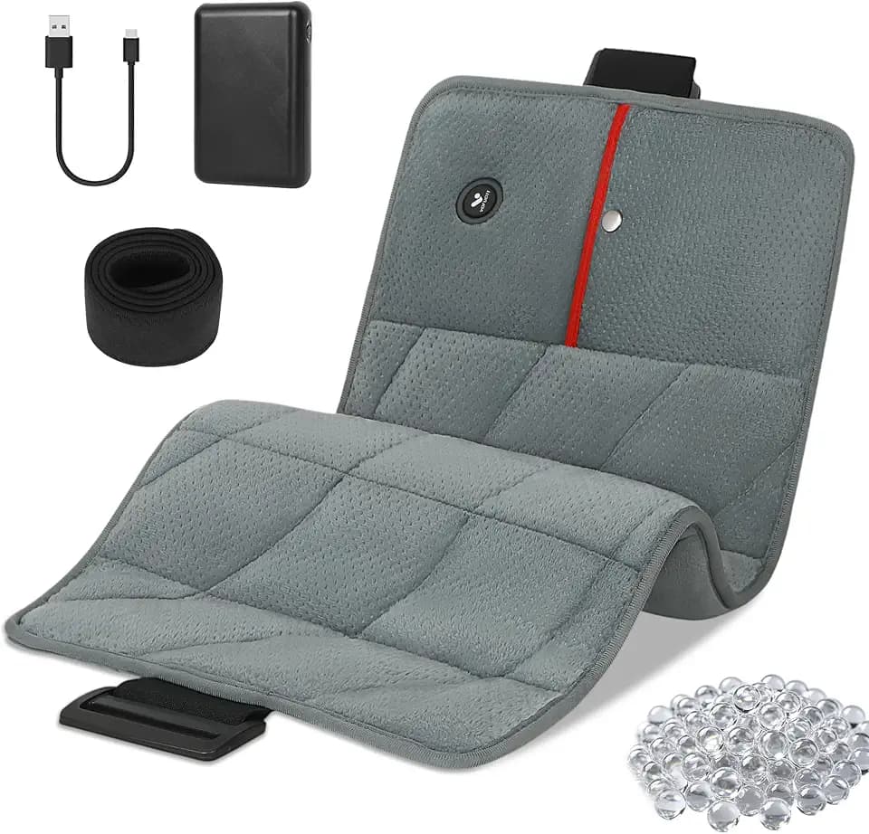 Heizdecke mit Akku Kabellos,10000mAh,Gewicht Heizkissen,Geschenk für Frauen