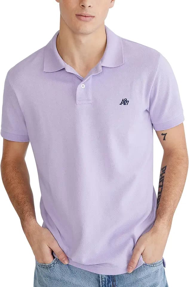 AEROPOSTALE Men's Aero Uniform Polo Short Sleeve