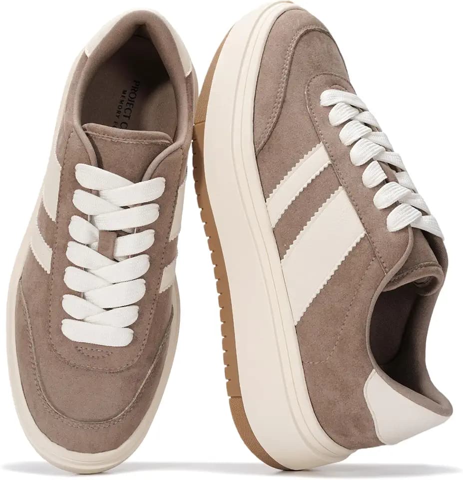 Fashion Platform Sneakers for Women Footwear - Lace-up Womens Shoes